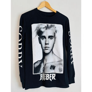 Justin Bieber Purpose Tour Long Sleeve Tee Small